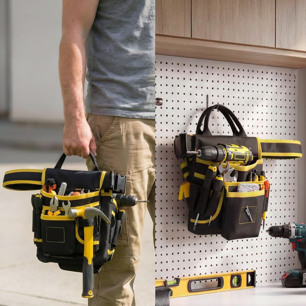 Heavy Equipment Electrician - Sac de ceinture robuste pour outils,